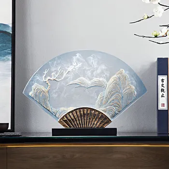 CHINESE TRANSPARENT RESIN FAN ORNAMENTS FENGSHUI HOME LIVINGROOM TABLE FIGURINE DECORATION OFFICE DESKTOP LANDSCAPE MURAL CRAFTS
CHINESE TRANSPARENT RESIN FAN ORNAMENTS FENGSHUI HOME LIVINGROOM TABLE FIGURINE DECORATION OFFICE DESKTOP LANDSCAPE MURAL CRAFTS