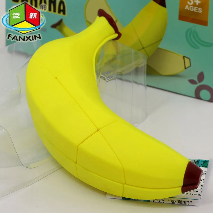 Magic Fanxin fruit cube Banana cubes puzzle 2x2x3 223 Unequal special cute shape toys cube professional educational game gift
Magic Fanxin fruit cube Banana cubes puzzle 2x2x3 223 Unequal special cute shape toys cube professional educational game gift