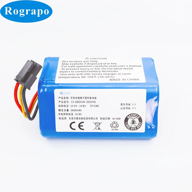 Новый запасной аккумулятор 14,4 В, 2600 мАч для Haier TAB-T330B-T HB-X510R TAB-T525H, аккумуляторная батарея с 3-проводной вилкой
Новый запасной аккумулятор 14,4 В, 2600 мАч для Haier TAB-T330B-T HB-X510R TAB-T525H, аккумуляторная батарея с 3-проводной вилкой