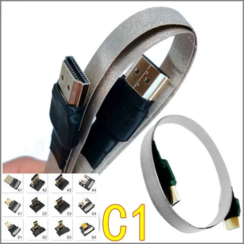 NEW 90 Degree Down Angled FPV Mini HDMI Male to HDMI Male FPC Flat Cable for Multicopter Aerial Photography Anti-interference
NEW 90 Degree Down Angled FPV Mini HDMI Male to HDMI Male FPC Flat Cable for Multicopter Aerial Photography Anti-interference