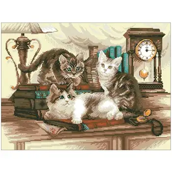 Three kittens animals patterns Counted Cross Stitch 11CT 14CT DIY Cross Stitch Kits Embroidery Needlework Sets home decor
Three kittens animals patterns Counted Cross Stitch 11CT 14CT DIY Cross Stitch Kits Embroidery Needlework Sets home decor