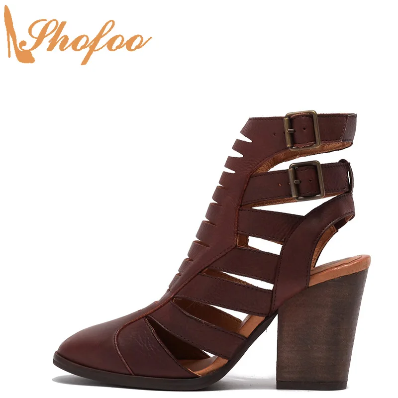 Burgundy High Chunky Heels Ankle Boots Woman Round Toe Booties Large Size 12 16 Ladies Fashion Buckle Strap Sexy Shoes Shofoo
Burgundy High Chunky Heels Ankle Boots Woman Round Toe Booties Large Size 12 16 Ladies Fashion Buckle Strap Sexy Shoes Shofoo
