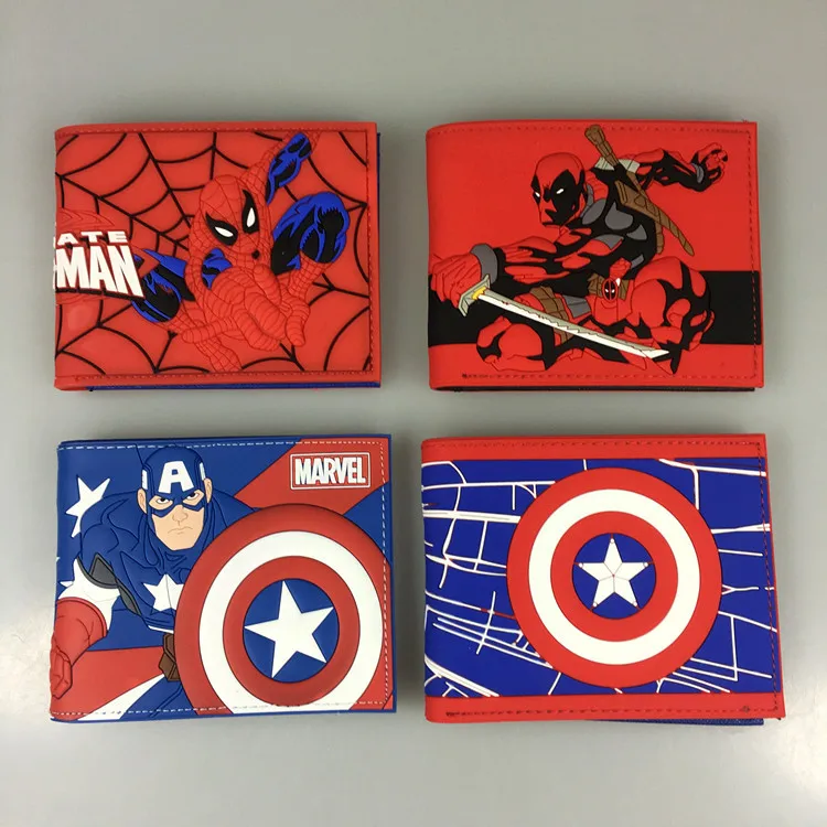 Disney Captain America Shield Spiderman Cartoon Anime Wallet Wallet Elementary And Middle School Student Standard Wallet
Disney Captain America Shield Spiderman Cartoon Anime Wallet Wallet Elementary And Middle School Student Standard Wallet