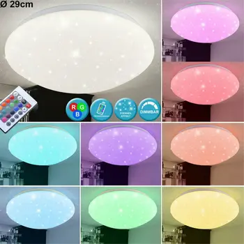 Smart Led Ceiling Light RGB Dimmable Remote Control LED Ceiling Lamp Living Room
Smart Led Ceiling Light RGB Dimmable Remote Control LED Ceiling Lamp Living Room