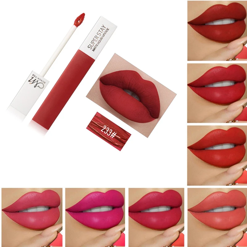 2019 Hot Long Lasting Makeup Matte Lipstick Red Lip Velvet Liquid Lipstick Waterproof Lip Gloss Makeup Nude Lipgloss Cosmetics 
2019 Hot Long Lasting Makeup Matte Lipstick Red Lip Velvet Liquid Lipstick Waterproof Lip Gloss Makeup Nude Lipgloss Cosmetics