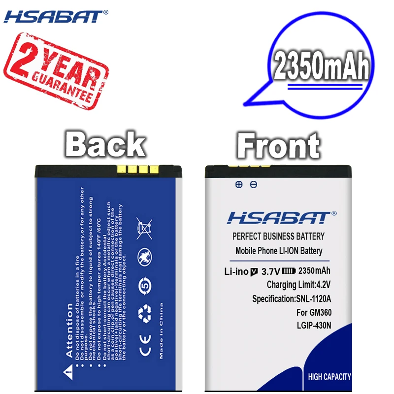 Новое поступление [HSABAT] 2350 мА/ч LGIP-430N Батарея для LG печенья T310 LX290 LX370 LN240 T310i T320 GS290