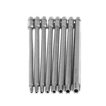 8Pcs 150mm Long Magnetic Torx Security Electric Screwdriver Drill Bits Set 
8Pcs 150mm Long Magnetic Torx Security Electric Screwdriver Drill Bits Set