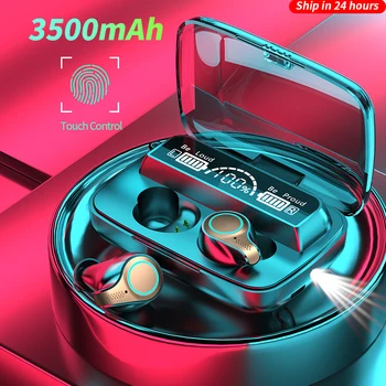 New 3500 mAh Wireless Headphones Bluetooth Earphones LED Display Sports Waterproof Earbuds HiFi Stereo Headset With Microphones
New 3500 mAh Wireless Headphones Bluetooth Earphones LED Display Sports Waterproof Earbuds HiFi Stereo Headset With Microphones