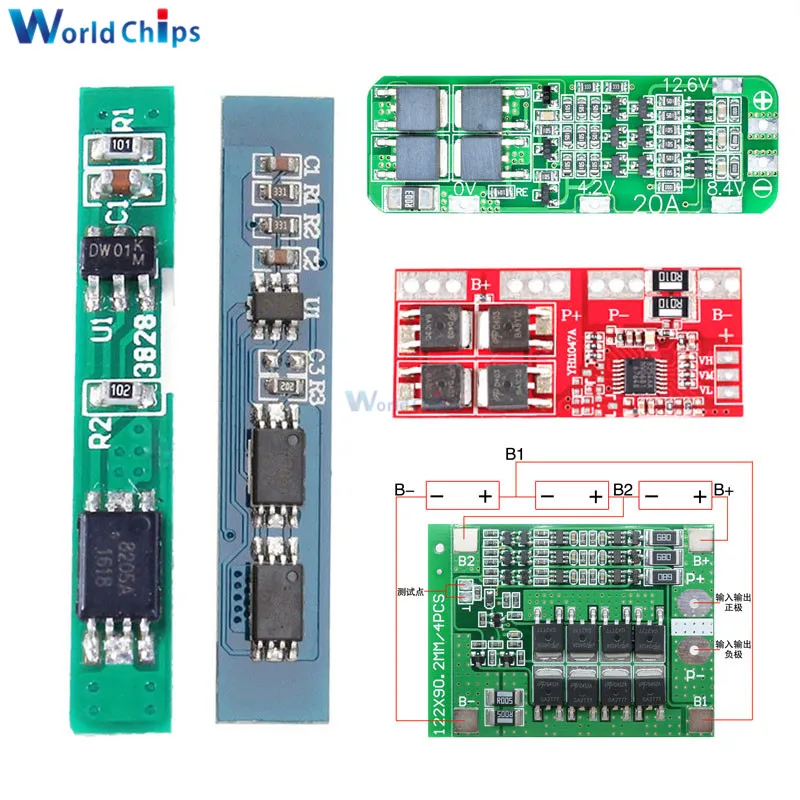 1S 2S 3S 4S 3A 15A 20A 30A литий ионная литиевая батарея 18650 зарядное устройство для Drill Motor