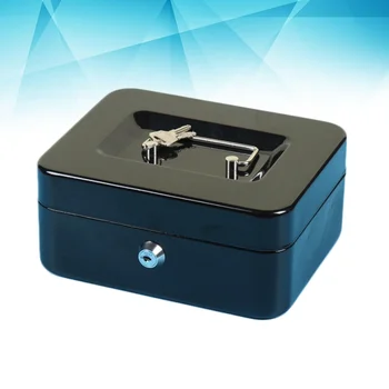 Large Thicken Cash Box with Lock and Portable Slot Metal Money Box with Double Layer(Black Keys)
Large Thicken Cash Box with Lock and Portable Slot Metal Money Box with Double Layer(Black Keys)