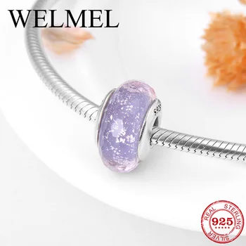 925 Sterling Silver sparkling purple Murano Glass Charms beads Fit Original Pandora Charm Bracelet Jewelry making
925 Sterling Silver sparkling purple Murano Glass Charms beads Fit Original Pandora Charm Bracelet Jewelry making