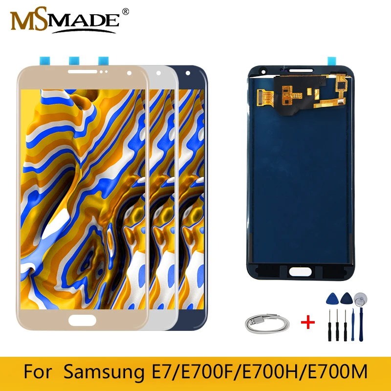 E7 LCD For Samsung Galaxy E700 E7000 LCD Display Touch Screen Digitizer Assembly Parts For E7009 E700F E700H E700M Display 5.5
E7 LCD For Samsung Galaxy E700 E7000 LCD Display Touch Screen Digitizer Assembly Parts For E7009 E700F E700H E700M Display 5.5