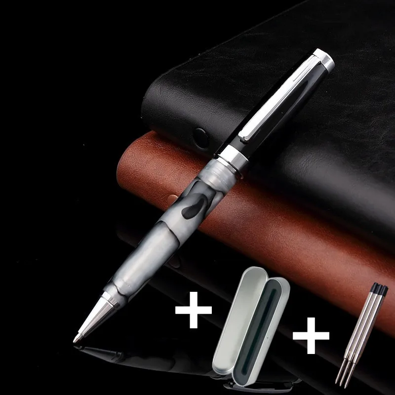 1 Metallic Ballpoint Pen + 3 Refills + 1 Gift Box Enegant Metal Black White Signature Roller Ball Lady Office Writing Girlfriend
1 Metallic Ballpoint Pen + 3 Refills + 1 Gift Box Enegant Metal Black White Signature Roller Ball Lady Office Writing Girlfriend
