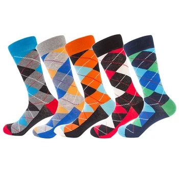 Fashion Hip Hop Socks for Men Male Geometric Grid Crew Socks Spring Autumn Breathable Cotton High Quality Business Long Socks
Fashion Hip Hop Socks for Men Male Geometric Grid Crew Socks Spring Autumn Breathable Cotton High Quality Business Long Socks