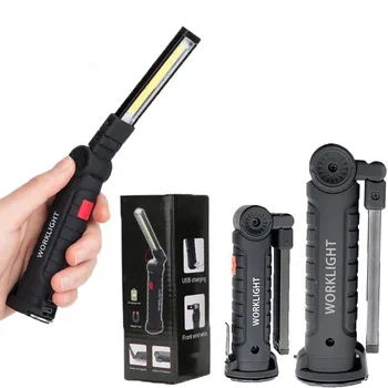 Work Light Flashlight COB+LED Rechargeable Magnetic Torch Flexible Inspection Lamp Cordless Portable Battery Worklight
Work Light Flashlight COB+LED Rechargeable Magnetic Torch Flexible Inspection Lamp Cordless Portable Battery Worklight