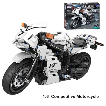 Building Blocks Technic 716+PCS 7047 Competitive Motorcycle Assembled Technology Series Blocks Educational Toy for Kids
Building Blocks Technic 716+PCS 7047 Competitive Motorcycle Assembled Technology Series Blocks Educational Toy for Kids