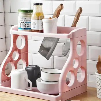 Double shelf Racks Holders practical Convenience Double-layer Racks Home durable Seasoning Bathroom Supplies Storage Racks
Double shelf Racks Holders practical Convenience Double-layer Racks Home durable Seasoning Bathroom Supplies Storage Racks