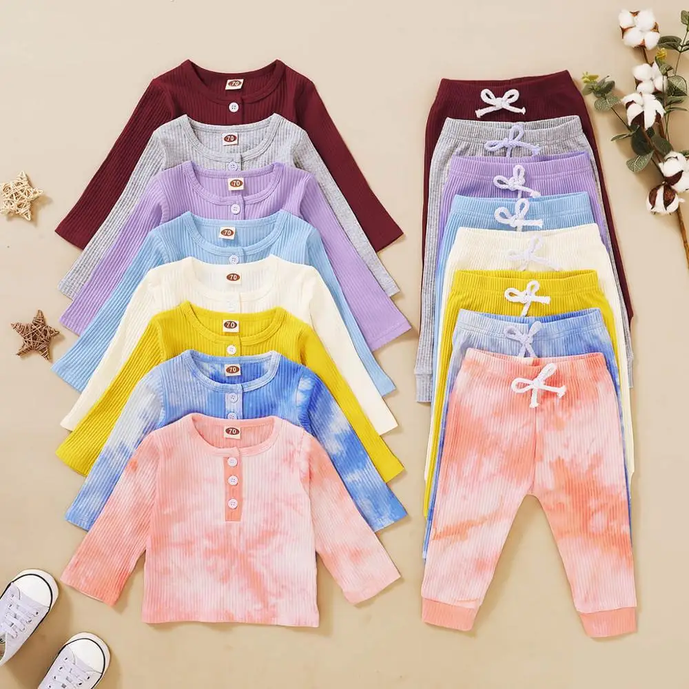2020 Winter Baby Girl Clothes Baby Boy Clothing Long Sleeve Soft Yellow Beige Tie-dye Top Legging Pants Newborn Baby Pajamas Set
2020 Winter Baby Girl Clothes Baby Boy Clothing Long Sleeve Soft Yellow Beige Tie-dye Top Legging Pants Newborn Baby Pajamas Set