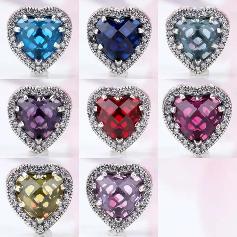 Original Colorful Openwork Radiant Love Hearts With Crystal Beads Fit 925 Sterling Silver Bead Charm Bracelet Bangle DIY Jewelry
Original Colorful Openwork Radiant Love Hearts With Crystal Beads Fit 925 Sterling Silver Bead Charm Bracelet Bangle DIY Jewelry