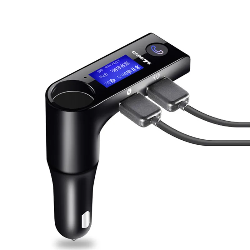 Universal USB Charger Wireless Bluetooth Car MP3 Player Speakerphone Voltage Display EQ Sound FM Transmitter Hand-free Calling
Universal USB Charger Wireless Bluetooth Car MP3 Player Speakerphone Voltage Display EQ Sound FM Transmitter Hand-free Calling