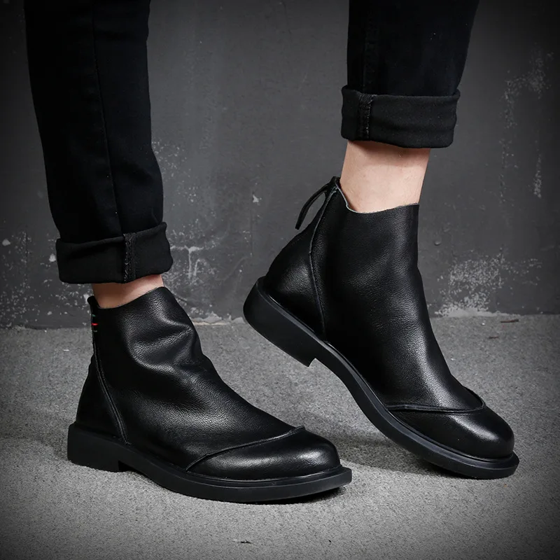 100% Genuine Leather Chelsea Boots Men Shoes 2020 Ins Spring Men Ankle Boots Cow Leather Male Footwear KA2087
100% Genuine Leather Chelsea Boots Men Shoes 2020 Ins Spring Men Ankle Boots Cow Leather Male Footwear KA2087