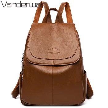Preppy Style Women Leather Backpacks Vintage Female Shoulder Bag Sac a Dos Travel Ladies Bagpack Mochilas School Bags For Girls
Preppy Style Women Leather Backpacks Vintage Female Shoulder Bag Sac a Dos Travel Ladies Bagpack Mochilas School Bags For Girls