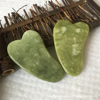 Natural Jade Scraping Board Heart-shaped Massager Xiuyan Jade Scraping Tablets Facial Facial Meridian Scrapping Plate Face-lift
Natural Jade Scraping Board Heart-shaped Massager Xiuyan Jade Scraping Tablets Facial Facial Meridian Scrapping Plate Face-lift