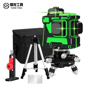 YL laser level 12 lines 3D super laser automatic leveling 360 degree cross and vertical green laser
YL laser level 12 lines 3D super laser automatic leveling 360 degree cross and vertical green laser