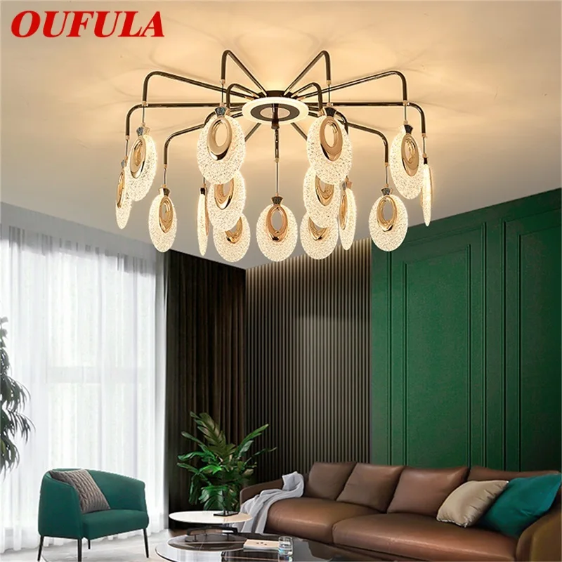 

OUFULA Nordic Branch Ceiling Light Modern Creative LED Lamps Fixtures Home for Living Dinning Room