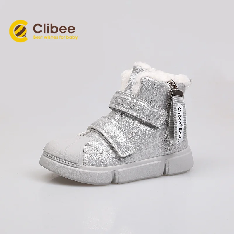 CLIBEE Girl Winter Snow Boots Warm Synthetic Children Boots With Double Hook-Loop Kids Flat Waterproof Boots With Safety Toe-Cap 
CLIBEE Girl Winter Snow Boots Warm Synthetic Children Boots With Double Hook-Loop Kids Flat Waterproof Boots With Safety Toe-Cap