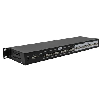 DVI matrix switcher, 4X4 matrix switcher four input and four output digital HD video RS232 control infrared remote control
DVI matrix switcher, 4X4 matrix switcher four input and four output digital HD video RS232 control infrared remote control