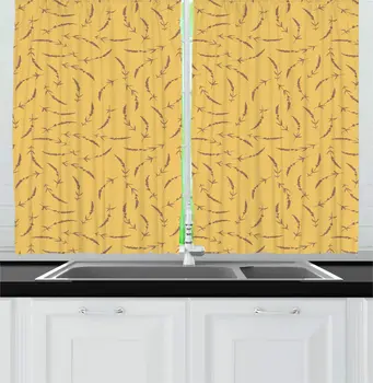Pale Mauve Taupe Mustard Abstract Kitchen Curtains Repeating Foliage Plants Herbs or Branches Basic Botanical Theme Window Drap
Pale Mauve Taupe Mustard Abstract Kitchen Curtains Repeating Foliage Plants Herbs or Branches Basic Botanical Theme Window Drap