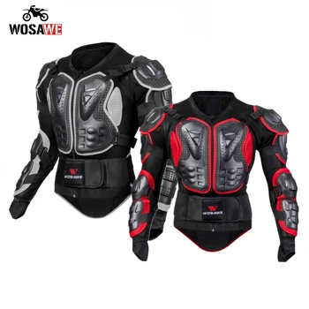 WOSAWE Motorcycle Armor Jacket Motocross Body Armor Jacket Windproof PE Shell Shoulder Back Guard Support Men Motocross Jacket
WOSAWE Motorcycle Armor Jacket Motocross Body Armor Jacket Windproof PE Shell Shoulder Back Guard Support Men Motocross Jacket