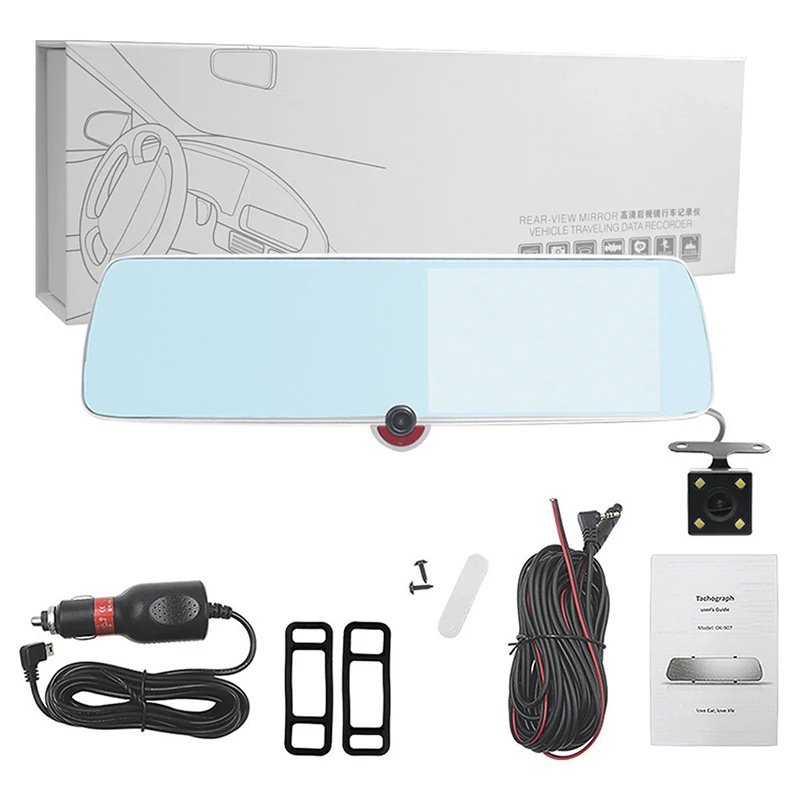 New 4.5 Inch Contact Screen 3 Lens Full HD 1080P Car DVR Camera Auto Rearview Mirror Digital Video Recorder Camcorder
New 4.5 Inch Contact Screen 3 Lens Full HD 1080P Car DVR Camera Auto Rearview Mirror Digital Video Recorder Camcorder