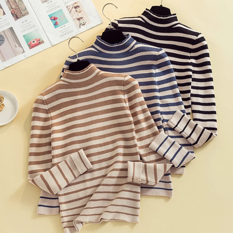 Gkfnmt Women Sweater 2019 Fall Winter Fashion Striped Sweater Women Slim Knitted Pullovers Pull Femme Clothes
Gkfnmt Women Sweater 2019 Fall Winter Fashion Striped Sweater Women Slim Knitted Pullovers Pull Femme Clothes