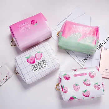 Women Strawberry Pattern Cosmetic Bag Travel Organizers Makeup Wash Storage Bags Wash Girls Large Capacity Toiletries Bag Tote
Women Strawberry Pattern Cosmetic Bag Travel Organizers Makeup Wash Storage Bags Wash Girls Large Capacity Toiletries Bag Tote