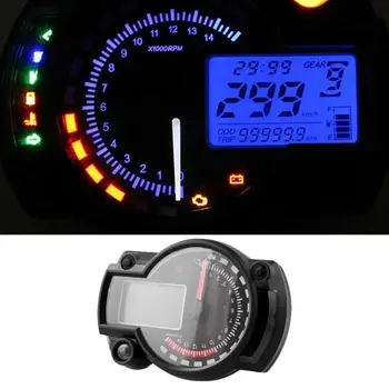 12V Motorcycle LCD Digital Speedometer Odometer Tachometer with Speed Sensor Waterproof 7 Color Backlight Universal
12V Motorcycle LCD Digital Speedometer Odometer Tachometer with Speed Sensor Waterproof 7 Color Backlight Universal