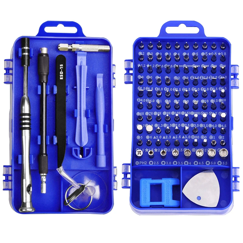 110 In 1 Screwdriver Set Precision Screwdriver For Computer PC Mobile Phone Equipment Maintenance Manual Tool Clock Disassembly
110 In 1 Screwdriver Set Precision Screwdriver For Computer PC Mobile Phone Equipment Maintenance Manual Tool Clock Disassembly