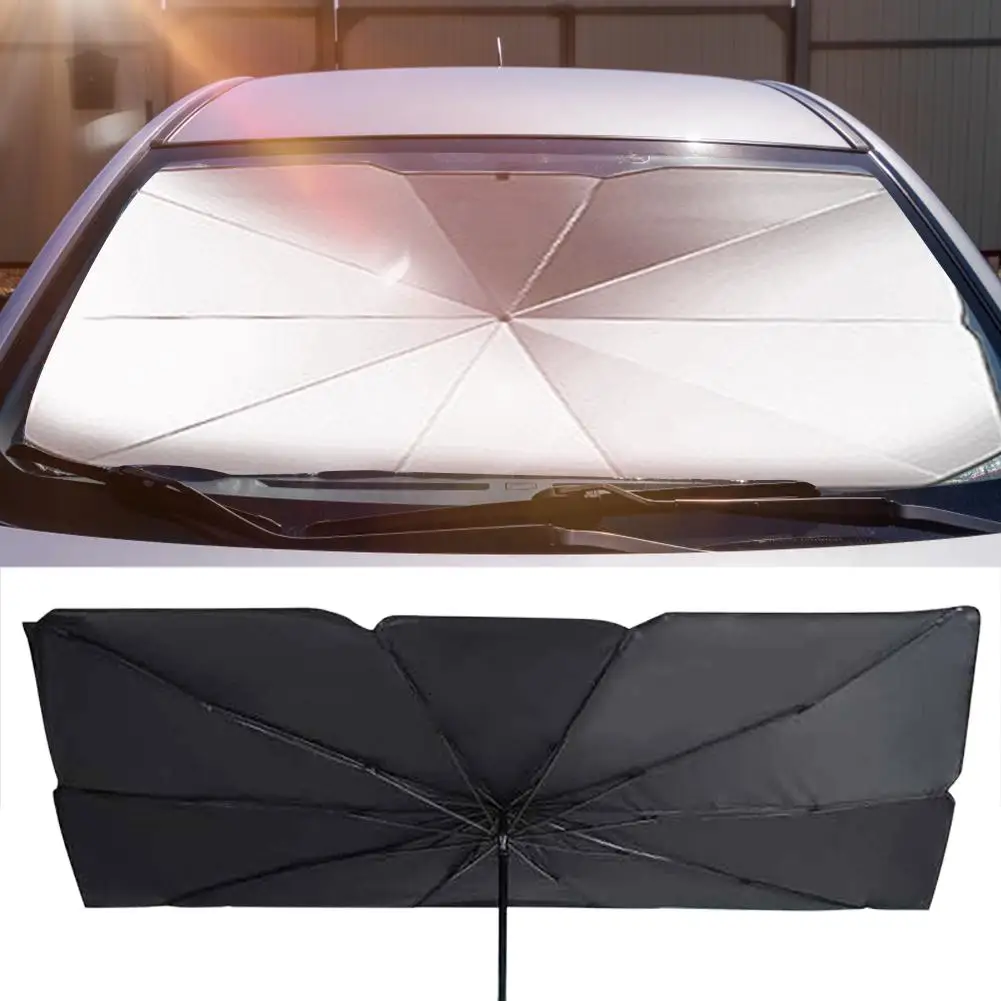 Car Front Windshield SunShade Umbrella Foldable Car Retractable Silver Windshield Anti-UV Block Sun Visor Cover Foldable Curtain
Car Front Windshield SunShade Umbrella Foldable Car Retractable Silver Windshield Anti-UV Block Sun Visor Cover Foldable Curtain