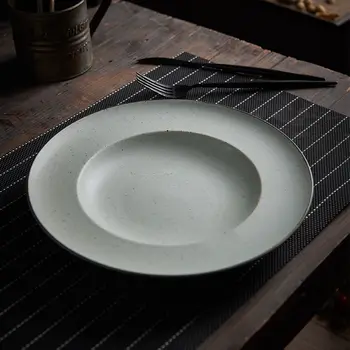 Retro Creativity Straw Hat Ceramic Dinnerware Coarse Pottery Family Western-Style Dood Dish Pasta Plate
Retro Creativity Straw Hat Ceramic Dinnerware Coarse Pottery Family Western-Style Dood Dish Pasta Plate