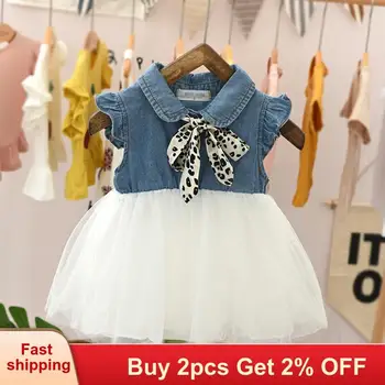 Mayfair Cabin Baby Girl Dress New Summer Sleeveless Bow Tie Children Clothing Girl Party Dresses Casual Jean Yarn Princess Dress
Mayfair Cabin Baby Girl Dress New Summer Sleeveless Bow Tie Children Clothing Girl Party Dresses Casual Jean Yarn Princess Dress