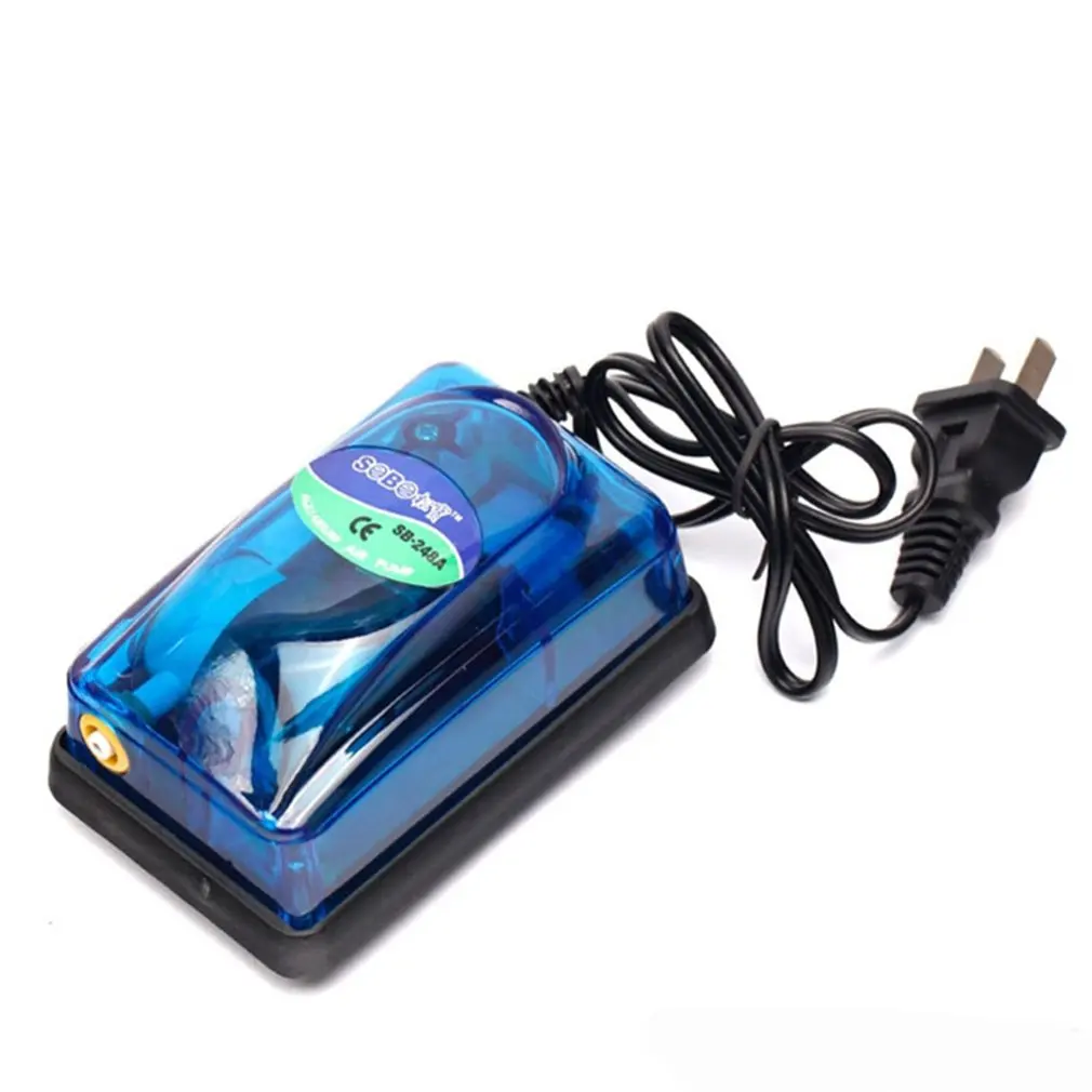 Oxygen pump Aquarium fish aeration pump Aquarium double hole mute oxygen pump professional fashion long life
Oxygen pump Aquarium fish aeration pump Aquarium double hole mute oxygen pump professional fashion long life