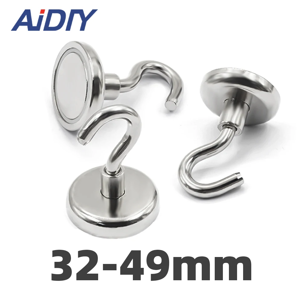 AI DIY 1/3/10Pcs D32 Magnetic Hooks Strong Mini Heavy Duty Hanger Durable For Home Kitchen Refrigerator Office Neodymium Magnet
AI DIY 1/3/10Pcs D32 Magnetic Hooks Strong Mini Heavy Duty Hanger Durable For Home Kitchen Refrigerator Office Neodymium Magnet