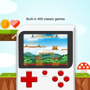 Retro Portable Mini Game Consoles 400 in 1 Handheld Game Gameplayers AV Out Connect TV Screen Two Players For power bank
Retro Portable Mini Game Consoles 400 in 1 Handheld Game Gameplayers AV Out Connect TV Screen Two Players For power bank