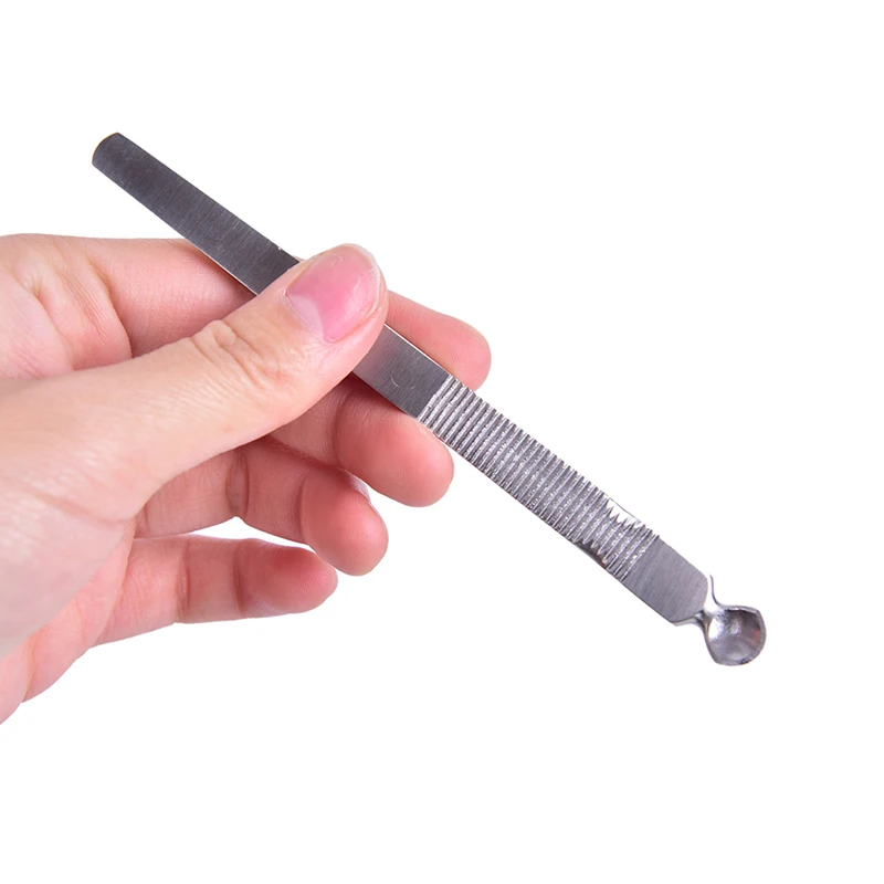 1pc Stainless Steel Cuticle Remover Double Sided Finger Dead Skin Push Nail Cuticle Pusher Manicure Nail Care Tool
1pc Stainless Steel Cuticle Remover Double Sided Finger Dead Skin Push Nail Cuticle Pusher Manicure Nail Care Tool