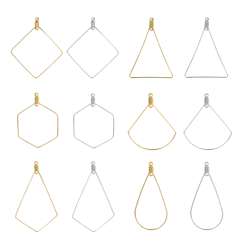 20pcs Stainless Steel Earrings Pendants DIY Accessories Gold Color Geometric Shaped Jewelry Making Handmade Findings
20pcs Stainless Steel Earrings Pendants DIY Accessories Gold Color Geometric Shaped Jewelry Making Handmade Findings