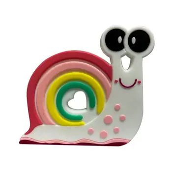 Drop Ship Silicone Teethers Cute Snails Cartoon Shape 1pc BPA Free Tiny Rod Food Grade Silicone Baby Teethers Teething Molar Toy
Drop Ship Silicone Teethers Cute Snails Cartoon Shape 1pc BPA Free Tiny Rod Food Grade Silicone Baby Teethers Teething Molar Toy