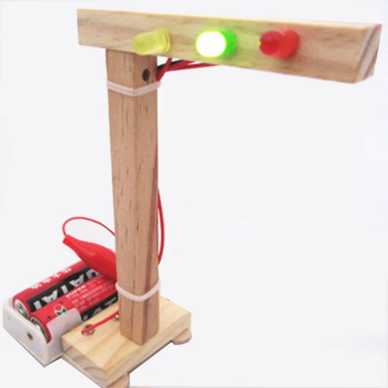DIY Hot Baby Kids Handmade Assembled Science Technology Creative Educational Mini Model Experiment Children Traffic Lights Gifts
DIY Hot Baby Kids Handmade Assembled Science Technology Creative Educational Mini Model Experiment Children Traffic Lights Gifts
