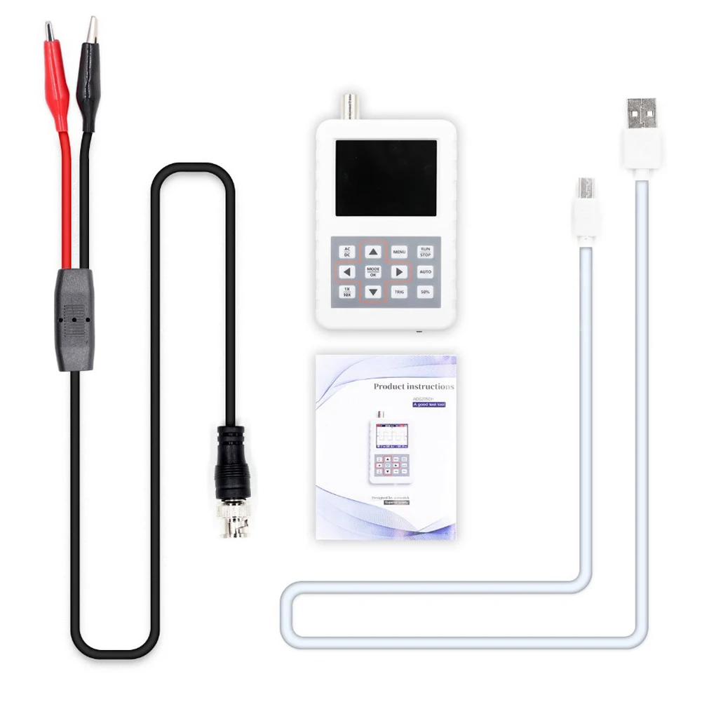 DSO FNIRSI PRO Display Screen Handheld Portable Digital Mini Oscilloscope with 5MHz Bandwidth and 20M Sampling Rate
DSO FNIRSI PRO Display Screen Handheld Portable Digital Mini Oscilloscope with 5MHz Bandwidth and 20M Sampling Rate