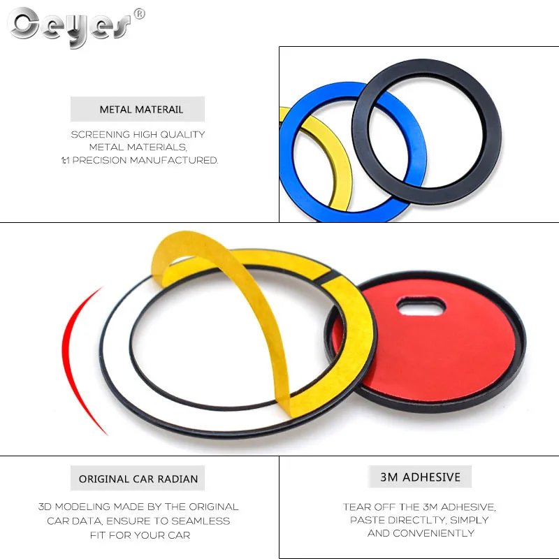 Start Engine Button Ring for SUBARU (19)